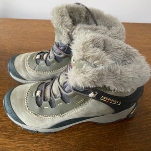 Merrill women’s winter hiking boots.